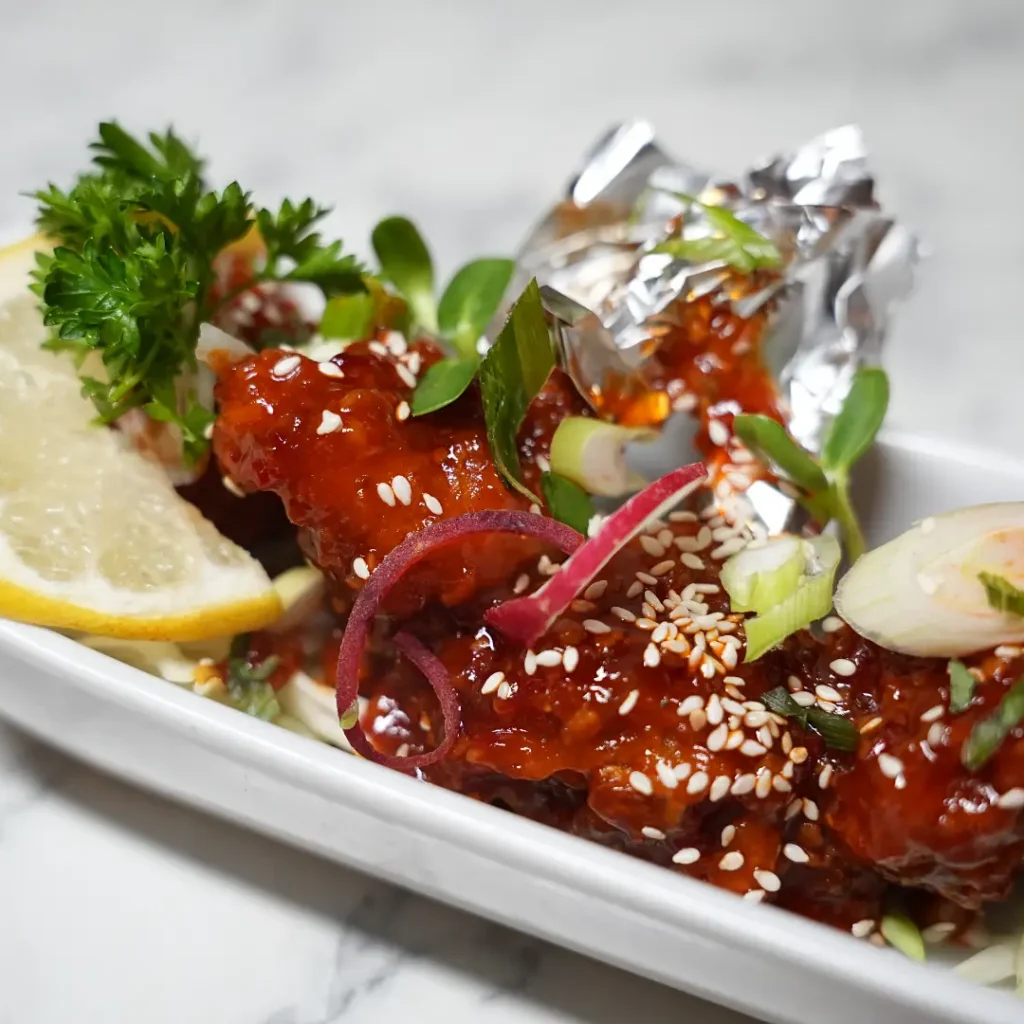chicken lolipop served at punjabland brampton