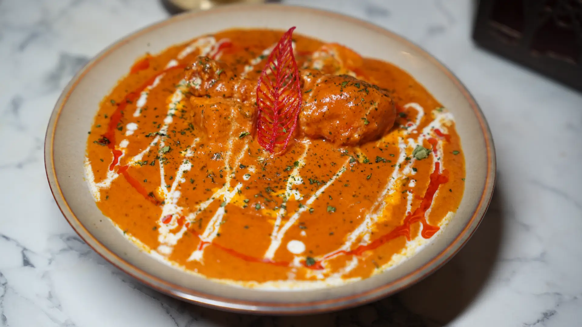 butter chicken served at punjabland brampton