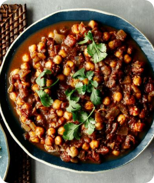 Punjabi Chickpea Curry with Vegetables