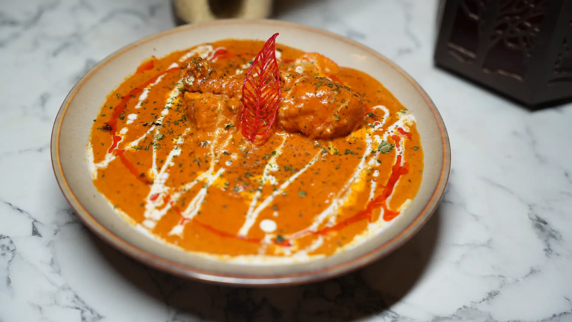 butter chicken served at punjabland brampton