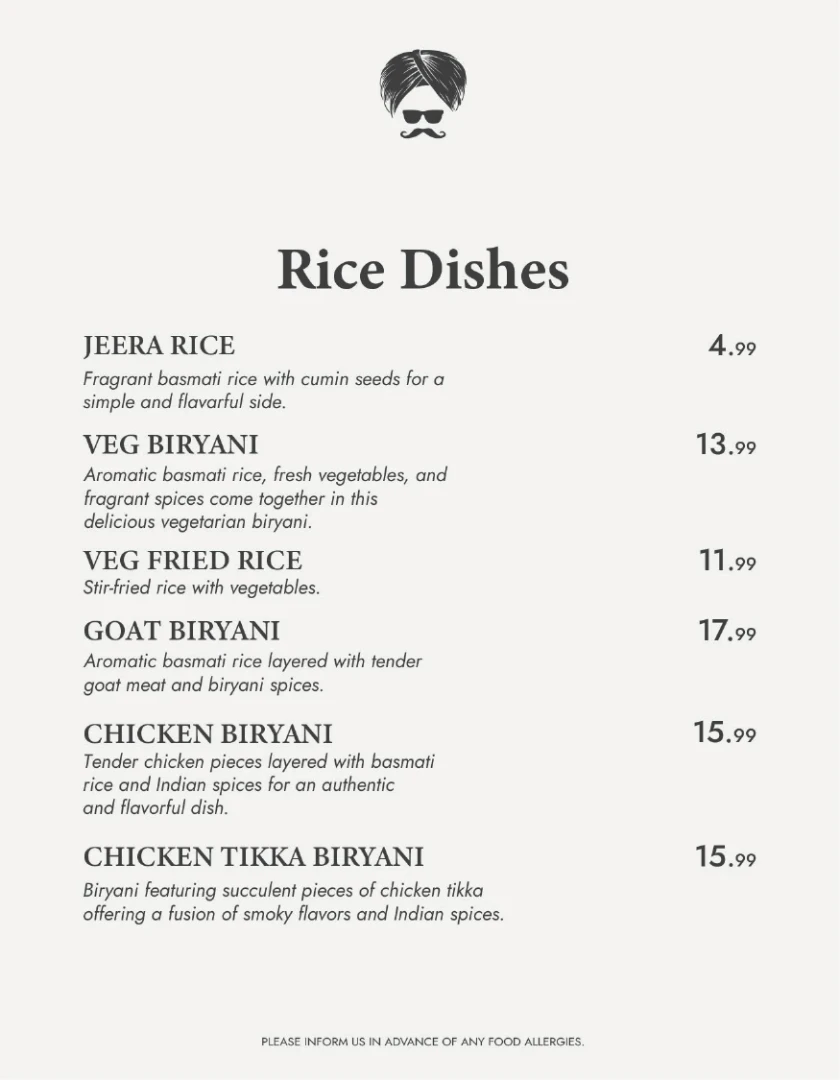 punjabland menu brampton